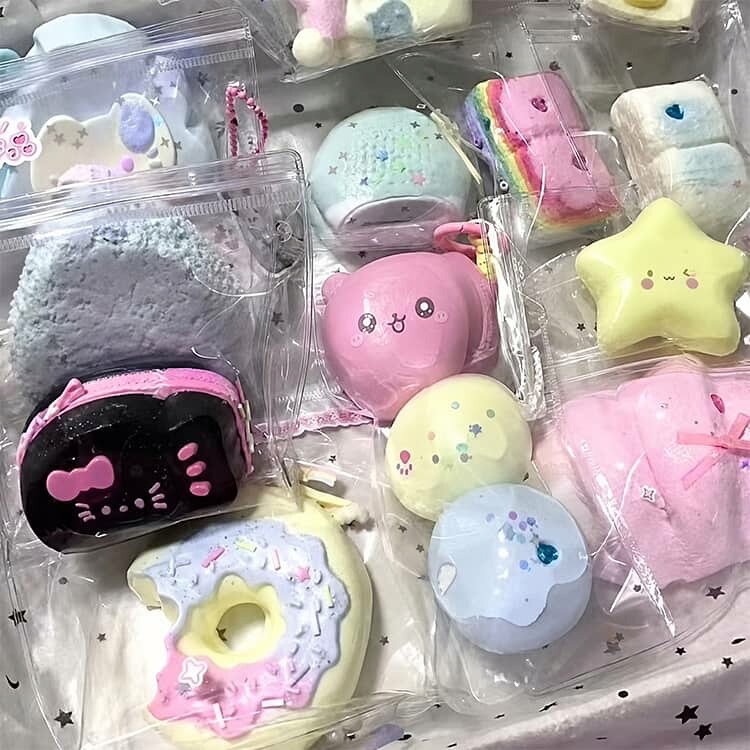 握るおもちゃ スクイーズ玩具 ぷにぷに 感触玩具 もちもち イベント ストレス解消 福袋 やわらかい プレゼント 玩具 リラックス 景品 【ランダム4～5個】スクイーズ おもしろ 縁日 癒しグッズ 子供 大人 【ランダム4～5個】スクイーズ ギフト mina-shop-10011313 minashop サンプル画像3
