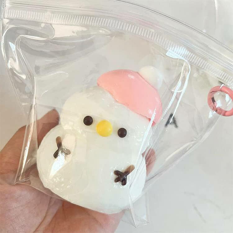 スローリバウンド スクイーズ ソフト おもちゃ クリスマス おもちゃ 【2個セット】雪だるま 低反発 もちもち プレゼント ぷにぷに フィジェットトイ デスク 癒しグッズ 子供 大人 キッズ 【2個セット】雪だるま 誕生日 mina-shop-10012358 minashop サンプル画像3