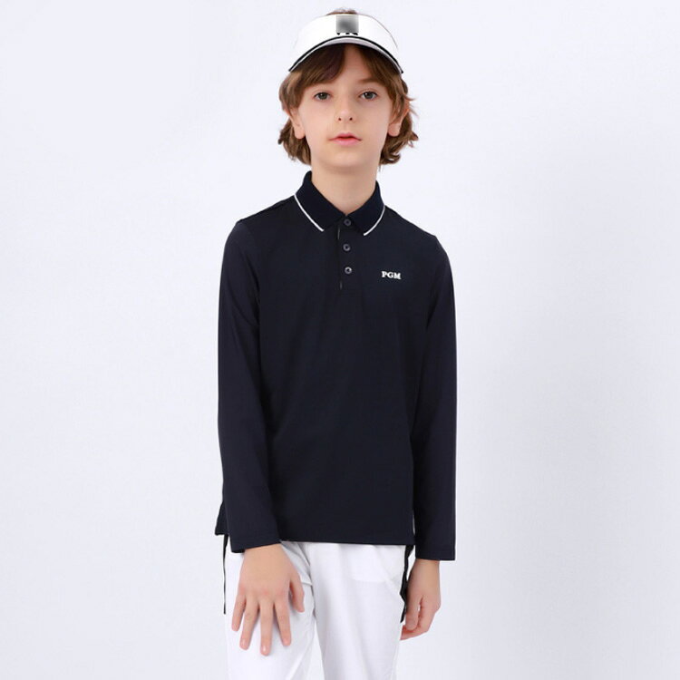 UVカット 男の子 キッズ ジュニア 長袖 ゴルフウェア 子供 吸汗速乾 冷感 アームカバー アンダーシャツ ゴルフ用品 UVカット インナー 日焼け対策 ポロシャツ