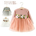 子供ワンピース 女の子 ベビードレス 赤ちゃん ワンピース キッズ チュール ワンピース ベビー 結婚式 キッズワンピース ベビーワンピース 春 秋 長袖 チュ...