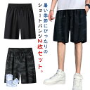 夏 メンズ 5分丈 メッシュパンツ ストレッチ 通気性 ハーフパンツ 涼感 メッシュ 吸水速乾 涼しい ドライ 半ズボン ゆったり 大きいサイズ 2枚セット！接触冷感 ウエストゴム 無地 スポーツウェア 普段着 アウトドア ショートパンツ 短パン 夏服