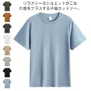 半袖 Tシャツ メンズ 綿 ビッグシルエットTシャツ カットソー ティーシャツ クルーネック