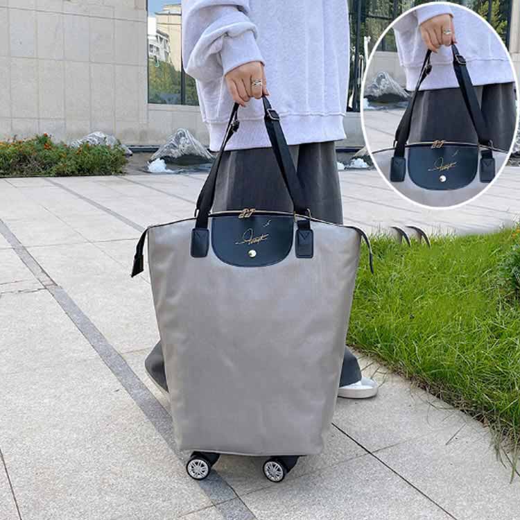 レディース リュック 2WAY メンズ リュック 超軽量 キャリー 4輪 キャリーバッグ ショッピングカート 買い物バッグ 折りたたみ ショッピングキャリー 旅行用品 キャリーバック ソフトケース 小型1泊 2日 機内持ち込み 旅行 ビジネス 旅行かばん スーツケース mina-shop-10003107 minashop サンプル画像2