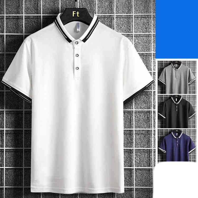 メンズ スポーツ ポロシャツ ゴルフ ビズポロ 半袖ポロシャツ ゴルフウェア 半袖 イベント ユニフォーム 配色