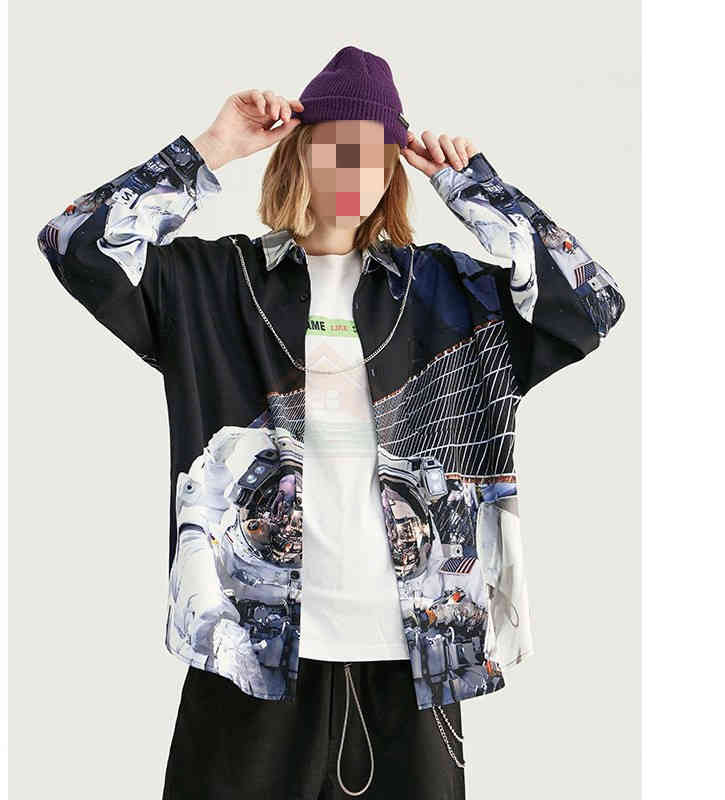 Rakuten - アロハシャツ メンズ シャツ カジュアルシャツ 花柄 花柄シャツ 長袖 長袖シャツ カジュアル 開襟シャツ 原宿系 韓国ファッション トップス