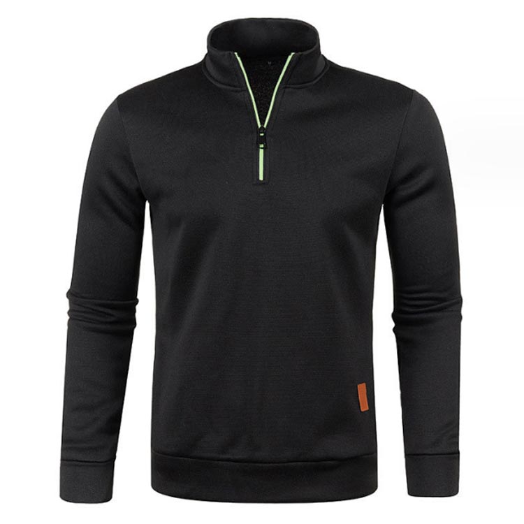 ゴルフシャツ スポーツ 秋冬 メンズ ポロシャツ ゴルフウェア 長袖ポロシャツ 微起毛 ニット 厚手 長袖 通勤 トップス ハイネック パーカー ハーフジップ 防寒 トレーナー Tシャツ 無地 大きいサイズ おしゃれ カジュアル 冬服 父の日 体型カバー 裏起毛