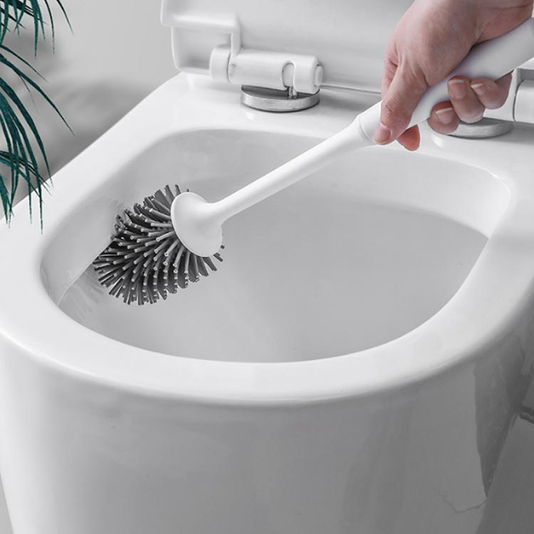 速乾 トイレ掃除 掃除ブラシ TPR材質 柔らかい ケース付き 便器掃除 掃除用品 水は...