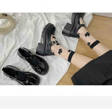 ローファー ローファー 太ヒール パンプス 厚底 ラウンドトゥ ワンストラップ PU レディース 艶有り 艶なし コスプレ おしゃれ 可愛い 歩きやすい カジュアル 通勤
