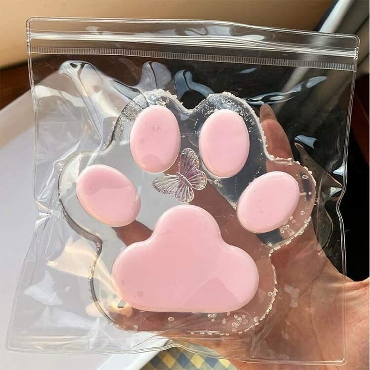 スクイーズ 肉球 2点セット 極大 14cm 大きい 肉球 スクイーズ おもちゃ ぷにぷに ...