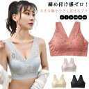 ブラ ノンワイヤー 小さく見せるブラジャー ホックなし 育乳 ナイトブラジャー かわいい ランジェリー 下着