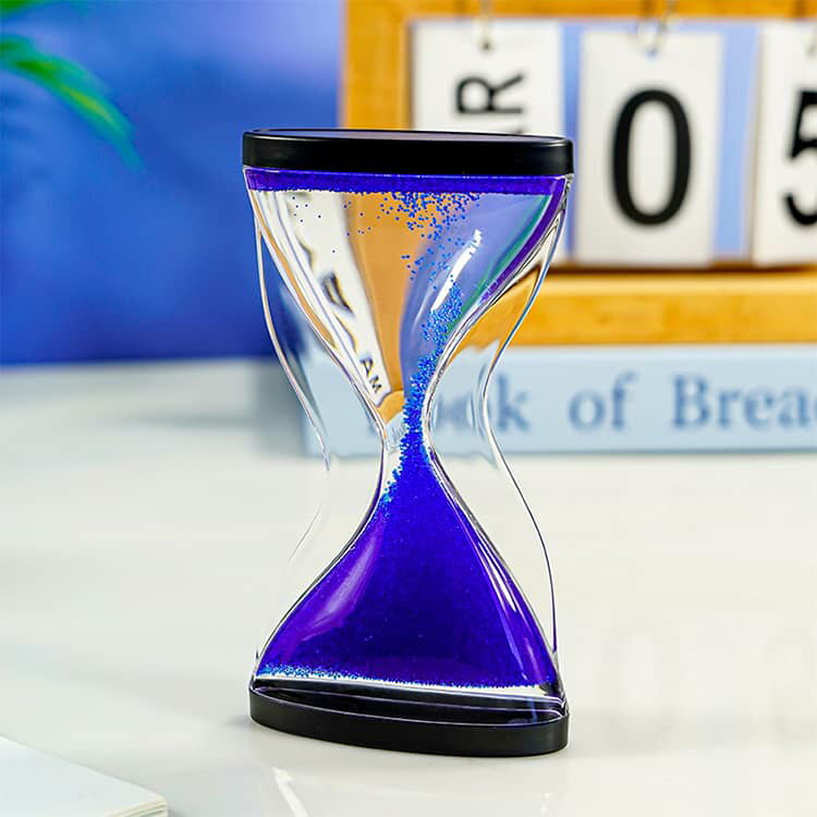 送料無料 上向き オイルタイマー 砂時計タイマー カラフル ストレス解消 癒しグッズ 置物 装飾 オイル時計 立体感 学習 オフィス 液体 砂時計 卓上 油滴 時間管理 グッズ レッド ブルー グリーン 誕生日 クリスマス プレゼント ギフト 3