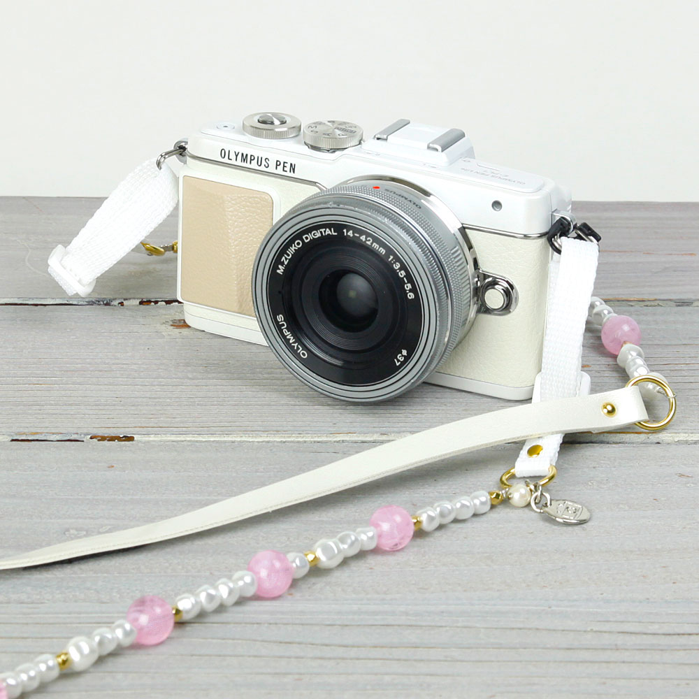 カメラストラップ　一眼レフ　かわいい　おしゃれ camera strap MI-NA ミーナ 一眼レフ ミラーレス 斜めがけ 女子 おしゃれ 日本製 カメラストラップ　一眼レフ　かわいい　おしゃれ camera strap ミルクシュガー