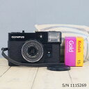 【整備済】【保証付 】　オリンパス　OLYMPUS PEN EF　S/N 1115269（ケース・フイルム付セット）　フィルムカメラ　フイルムカメラ　【中古】