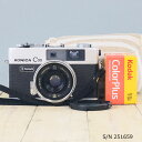 【整備済】【保証付 】 コニカ KONICA C35 Flashmatic S/N 251659(ケース・フイルム付セット) フィルムカメラ フイルムカメラ 【...