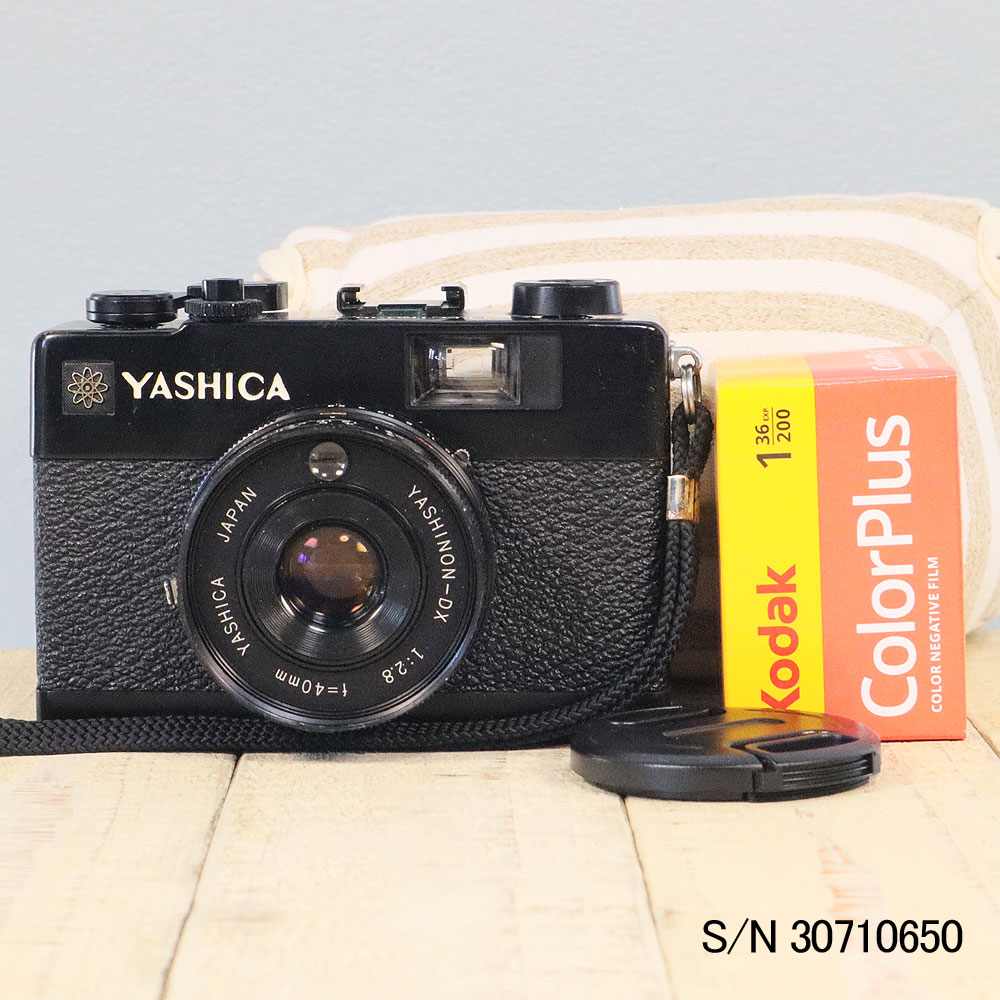 【整備済】【保証付 】　ヤシカ　YASHICA ELECTRO 35MC　S/N 30710650（ケース・フイルム付セット）　..
