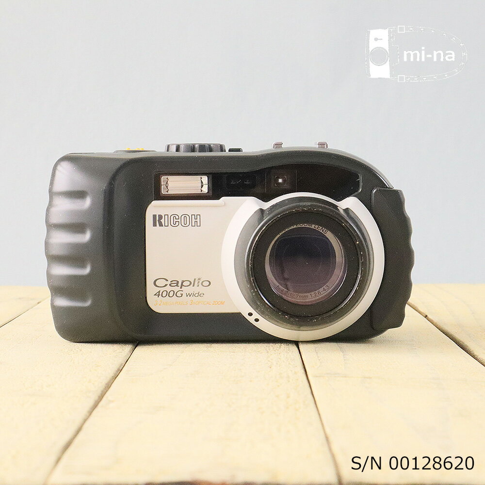 【中古】[作動確認済　返品保証] 　RICOH Caplio 400G　S/N 00128620　デジタルカメラ CCDカメラ オールドデジカメ オールドコンデジ