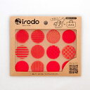 布用転写シール irodo(イロド) パターンドット レッド