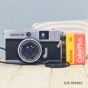 【整備済】【保証付 】 オリンパス OLYMPUS PEN EED S/N 900682(ケース・フイルム付セット) フィルムカメラ フイルムカメラ 【中古】