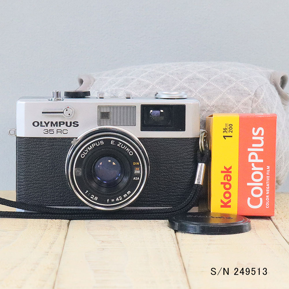 乐天商城 - 【整備済】【保証付 】　オリンパス　OLYMPUS 35 RC　S/N 249513（ケース・フイルム付セット）　フィルムカメラ　フイルムカメラ　【中古】