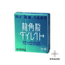 ●使用上の注意 ■■してはいけないこと■■ ■■相談すること■■ 1.次の人は服用前に医師、薬剤師又は登録販売者に相談してください (1)医師の治療を受けている人。 (2)薬などによりアレルギー症状を起こしたことがある人。 (3)次の症状のある人。 高熱 2.服用後、次の症状があらわれた場合は副作用の可能性があるので、直ちに服用を 中止し、この説明文書を持って医師、薬剤師又は登録販売者に相談してください 関係部位・・・症状 皮膚・・・発疹・発赤、かゆみ 消化器・・・吐き気・嘔吐、食欲不振 精神神経系・・・めまい 3.5?6日服用しても症状がよくならない場合は服用を中止し、この説明文書を持 って医師、薬剤師又は登録販売者に相談してください ●効能・効果 たん、せき、のどの炎症による声がれ・のどのあれ・のどの不快感 ●用法・用量 次の量を水なしで服用してください。服用間隔は2時間以上おいてください。 年齢・・・1回量・・・1日服用回数 大人(15歳以上)・・・1包・・・6回 11歳以上15歳未満・・・2/3包・・・6回 7歳以上11歳未満・・・1/2包・・・6回 3歳以上7歳未満・・・1/3包・・・6回 3歳未満・・・服用しないこと &lt;使用方法&gt; 〈服用方法〉 舌の上に薬をおき、ゆっくり溶かすようにしながら、のどの方に運んでください。 &lt;用法・用量に関する注意&gt; (1)用法・用量を厳守してください。 (2)小児に服用させる場合には、保護者の指導監督のもとに服用させてください。 ●成分・分量 6包(4.2g、大人1日量)中 成分・・・含量 キキョウ末・・・84.0mg セネガ末・・・4.2mg カンゾウ末・・・102.0mg キョウニン・・・15.0mg ニンジン末・・・84.0mg アセンヤク末・・・8.4mg 添加物 ミント:バレイショデンプン、無水ケイ酸、エリスリトール、クエン酸、 l-メントール、香料、黄色5号、青色1号 ●保管及び取扱いの注意 (1)直射日光の当たらない湿気の少ない涼しい所に保管してください。 (2)小児の手の届かない所に保管してください。 (3)他の容器に入れ替えないでください (誤用の原因になったり品質が変わることがあります。)。 (4)1包を分割した残りを服用する場合には、袋の口を折り返してなるべく湿気を 避けて保管し、2日以内に服用してください。 (5)使用期限を過ぎた製品は服用しないでください。 ●お問い合わせ先 本品について何かお気づきの点がございましたら、お買い上げのお店又は、下記まで ご連絡いただきますようお願い申し上げます。 株式会社龍角散[お客様相談室] 東京都千代田区東神田2-5-12 03-3866-1326 10:00?17:00(土・日・祝日を除く)龍角散ダイレクトスティックミント 16包 (第3類医薬品) 龍角散 龍角散ダイレクトスティックミントは、鎮咳去痰薬です。のどのあれ・不快感をやわらげます。 いつでもどこでも、水なしで服用できる顆粒タイプなので、生薬成分が患部に直接作用します。 スティック1包が大人1回服用分ですが、3歳のお子様からどなたにもご使用いただけます。 龍角散ダイレクトスティックミントは、のどの粘膜に直接作用して効果を発揮します。 水で胃に流し込むと効果が弱くなりますので、水なしでお飲みください。 龍角散ダイレクトスティックミントは顆粒状ですが、お口の中であわ雪のようにさっと溶け、のどに直接すばやく作用します。 3才以上から使用可。 [効能・効果] たん、せき、のどの炎症による声がれ・のどのあれ・のどの不快感