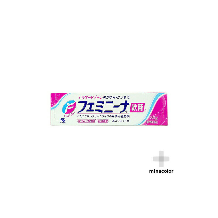 ●使用上の注意●本剤はカンジダ症の治療薬ではありません。フェミニーナ腟カンジダ錠などカンジダ治療薬と併用しないでください■■してはいけないこと■■（守らないと現在の症状が悪化したり、副作用が起こりやすくなる）1．次の人は使用しないこと：カンジダ症の人2．次の部位には使用しないこと：目の周囲、粘膜等■■相談すること■■1．次の人は使用前に医師、薬剤師又は登録販売者に相談すること（1）医師の治療を受けている人（2）妊婦又は妊娠していると思われる人（3）薬などによりアレルギー症状を起こしたことがある人（4）湿潤やただれのひどい人（5）乳幼児2．使用後、次の症状があらわれた場合は副作用の可能性があるので、直ちに使用を中止し、この箱を持って医師、薬剤師又は登録販売者に相談すること関係部位／症　　状皮　　ふ／発疹・発赤、かゆみ、はれ3．5〜6日間使用しても症状がよくならない場合は使用を中止し、この箱を持って医師、薬剤師又は登録販売者に相談することその他の注意●効能・効果かゆみ、かぶれ、湿疹、虫さされ、皮ふ炎、じんましん、あせも、ただれ、しもやけ●用法・用量1日数回、患部に適量を塗布してください（1）小児に使用させる場合には、保護者の指導監督のもとに使用させること（2）目に入らないように注意すること。　万一、目に入った場合には、すぐに水又はぬるま湯で洗うこと。　なお、症状が重い場合には、眼科医の診療を受けること（3）外用にのみ使用すること●同じ部位に他の外用剤との併用は避けること●患部やその周囲が汚れたまま使用しないこと●成分・分量（100g中）　　　　成　　　　分　　　　／　分量　／　　　　は　　　た　　　ら　　　きリドカイン　　　　　　　　　／2．0g／かゆみを素早く鎮めますジフェンヒドラミン塩酸塩　　／2．0g／かゆみの発生を抑えますイソプロピルメチルフェノール／0．1g／雑菌の発生を抑えますトコフェロール酢酸エステル　／0．3g／肌の新陳代謝を高めます添加物として、エデト酸Na、グリセリン、パラベン、ベヘニルアルコール、ポリオキシエチレンステアリルエーテル、ポリオキシエチレンセチルエーテル、ミリスチン酸イソプロピル、ステアリン酸グリセリン、ラノリンアルコール、流動パラフィンを含有する●保管及び取扱いの注意（1）直射日光の当たらない湿気の少ない涼しいところに密栓して保管すること（2）小児の手の届かないところに保管すること（3）他の容器に入れ替えないこと（誤用の原因になったり品質が変わる）その他の記載内容●生理時・おりものによるかゆみ●下着かぶれ●汗ムレによるかゆみなどにお使いください●お問い合わせ先製品のお問合せは、お買い求めのお店またはお客様相談室にお願いいたします小林製薬株式会社　お客様相談室〒541−0045　大阪市中央区道修町4−4−100120−5884−019：00〜17：00　（土・日・祝日を除く）（1）有効成分リドカインおよびジフェンヒドラミン塩酸塩がしつこいかゆみや炎症を鎮めます（2）殺菌成分イソプロピルメチルフェノールが雑菌の発生を抑えます（3）低刺激性で肌にやさしくしみません（4）親水性クリームなのでべたつきません