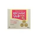 【第3類医薬品】ビトン−ハイ リッチ 90包 第一三共ヘルスケア 【特徴】 1．主薬である天然型ビタミンEは，抗酸化作用により，血行に障害を与える過酸化脂質の生成をおさえ，血行を良くします。また，血液の流れをスムーズにして，肩・首すじのこり，手足の冷えやしびれを緩和します。 2．主薬であるビタミンCは，皮膚や粘膜の正常なはたらきを助けるとともに抗酸化作用を持っています。肌のはりと潤いに必要なコラーゲンの生成に欠かせない成分であり，日やけ，しみの原因となるメラニン色素の沈着を防ぎます。 3．ビタミンB2は，脂肪の代謝に関与し，エネルギー産生に欠かせない成分です。ビタミンE・Cのはたらきを助けます。 4．ビタミンB6は，たんぱく質からのエネルギー産生と皮膚や粘膜の正常なはたらきを助けます。 5．3包（1包2g）中にビタミンC2000mg，ビタミンE300mgが含まれています。 6．口の中ですぐに溶ける味の良い，シュガーフリー（砂糖を含まない），ナトリウムフリー（塩分を含まない）の服用しやすい分包顆粒剤です。