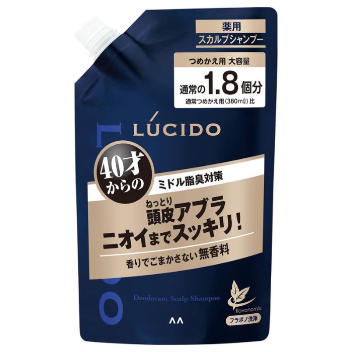 【医薬部外品】ルシード 薬用スカルプデオシャンプー つめかえ用 大容量 684ml