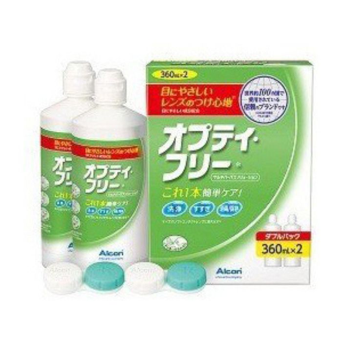 【医薬部外品】オプティ・フリー ダブルパック 360ml×2本