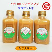 フォロのドレッシング【徳用330ml x 3本入 同梱歓迎】手造り/フォロドレッシング/乳化液状ドレッシング【サンキュー社】