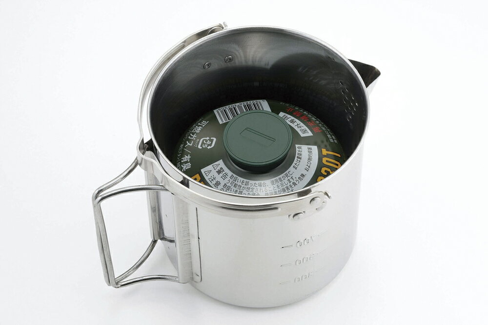 【お買い物マラソン全国送料無料・宅配便】SOLA キャンピングケトル( 携帯袋付き 屋外 食器 コンパクト 収納 持ち運び ステンレス キャンプ 軽い 軽量 アウトドア 非常用にも クッカー 満水容量1.2L 適正容量0.7L )通販格安セール情報 楽天 通販