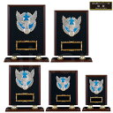 表彰楯 ワシ K5023 木製圧縮材 アンチ金属レリーフ 【化粧箱入り】【レーザー彫刻名入れ無料】 盾 南九州トロフィー