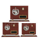 表彰楯 ワシ王冠 K5028 木製圧縮材 【化粧箱入り】【レーザー彫刻名入れ無料】 盾 南九州トロフィー(3)