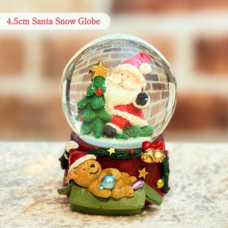 ガラス製スノードーム4.5cmサン...