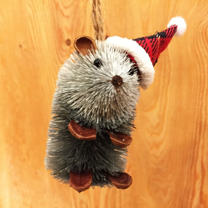 クリスマス置物　10cm　マウスハンガー