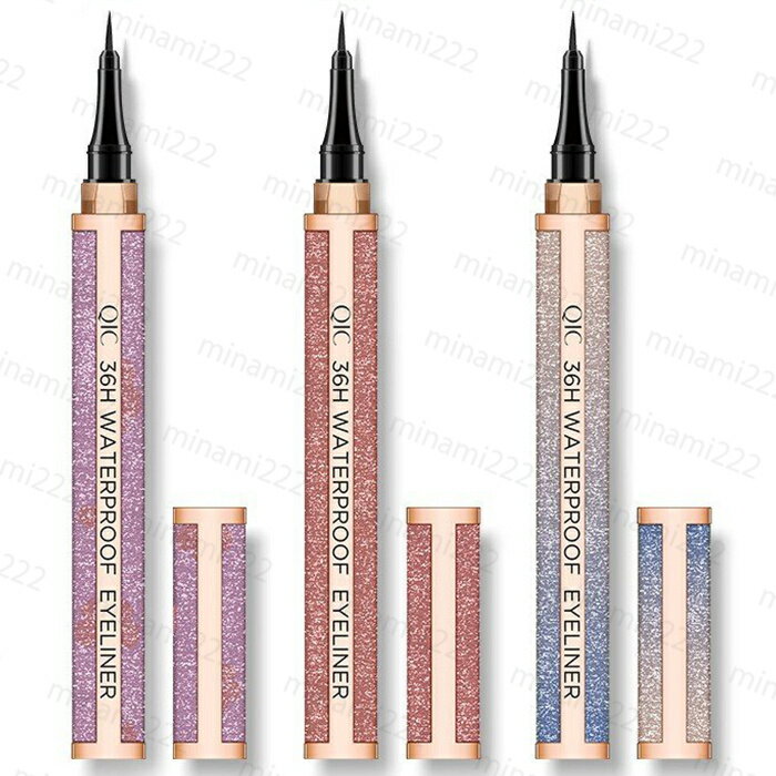 cs94#送料無料 アイライナー ピカピカ ブラック 3type 落ちにくい 韓国コスメ 化粧品 リキッド 人気 プレゼント プレゼントコスメ クリスマス