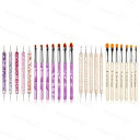 br146#ドットペン ネイルブラシ セット 日本国内当日発送 12本セット ネイルアートツール ネイルブラシ ジェルネイルブラシ ネイル用品 おうち時間 ドッ...