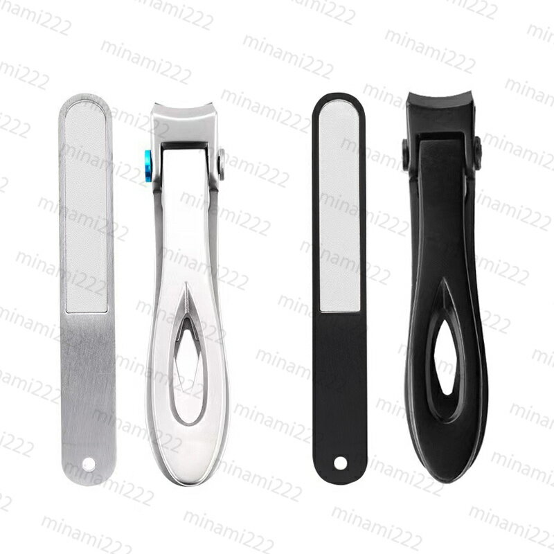 br187a#爪切り 爪ヤスリ 2点セット 当日発送 つめきり 飛び散り防止 大口 手足用 携帯用 ステンレス 巻き爪 美爪 硬い爪 足の爪 変形