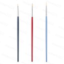 ネイルブラシ 極細 (br70) 日本国内当日発送 3本セット ジェルブラシ ライナー アートブラシ 筆 ネイルサロン ネイルアート ジェルネイル カラージェル...