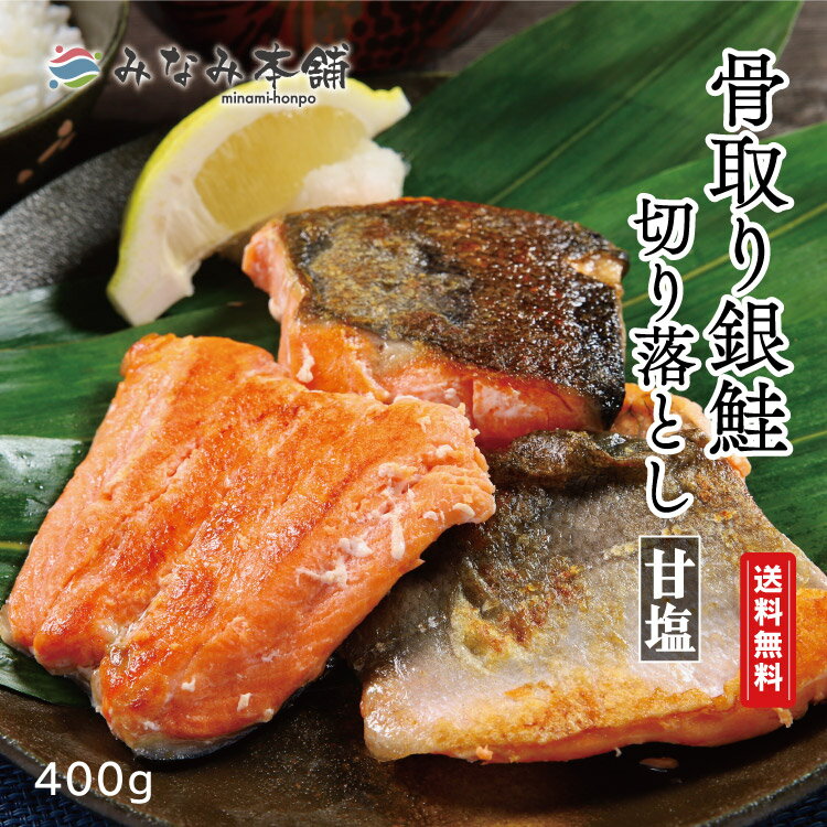 銀鮭 骨取り 訳あり 銀鮭 切り落とし 400g 訳アリ サケ お試し 甘塩 うす塩 不揃い サーモン 切り身 小分け