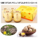 室蘭うずらのプリン+うずらんかすていらセット(プリン4個、かすていら小1個)G-MA-15 室蘭うずら園 ギフト のし対応可(4)