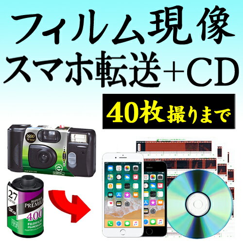 カラーフィルム現像 + CDデータ化 + スマホ...の商品画像