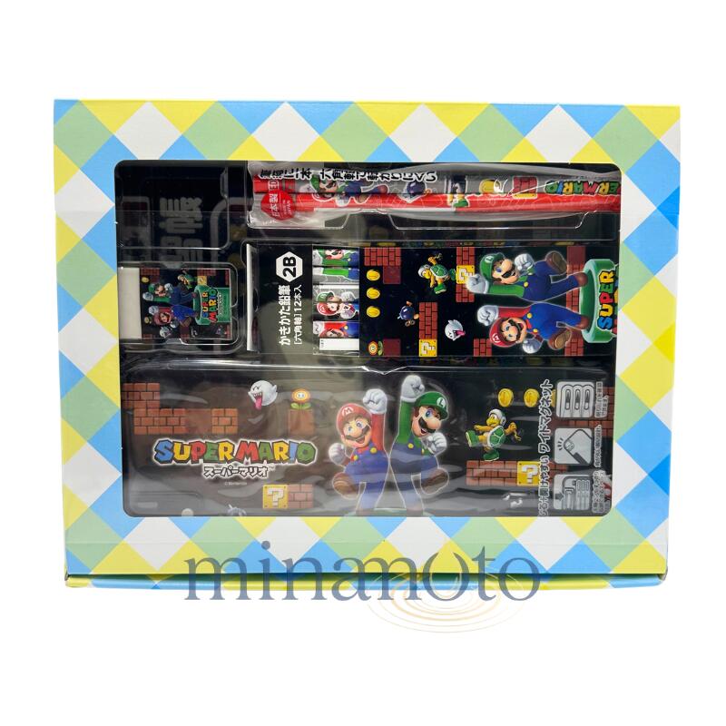 楽天市場】SUPER MARIO スーパーマリオ 文房具セット 9点セットの通販