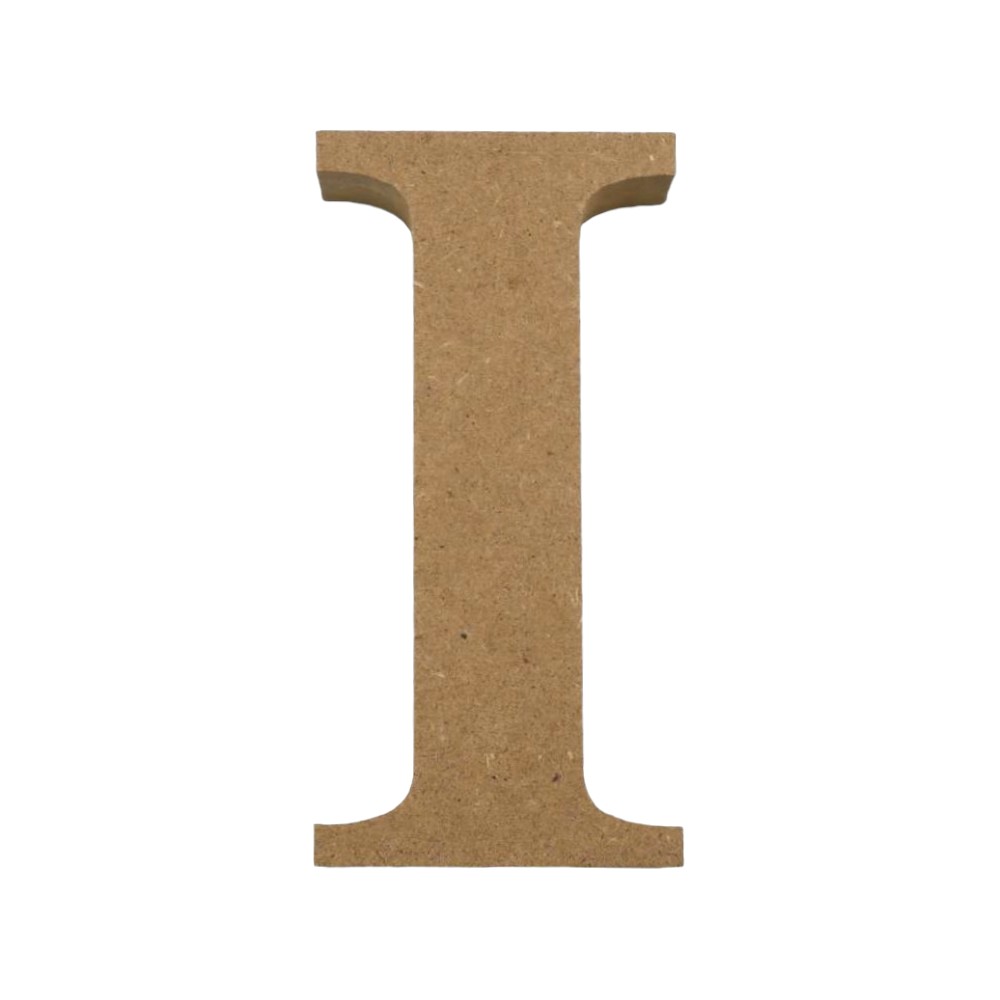 Rakuten - アルファベット & 数字 オブジェ 【I】 木製 MDF イニシャル アルファベットレター インテリア ベース材 DIY イニシャルオブジェ ウエルカムオブジェ ベース材 DIY