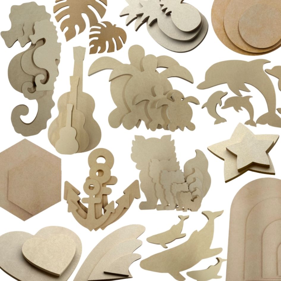 MDF アートボード 木製パネル 画材 ベース材 DIY ウエルカムボード 手作りに レジンアート エポキシアート 用にも適しています...