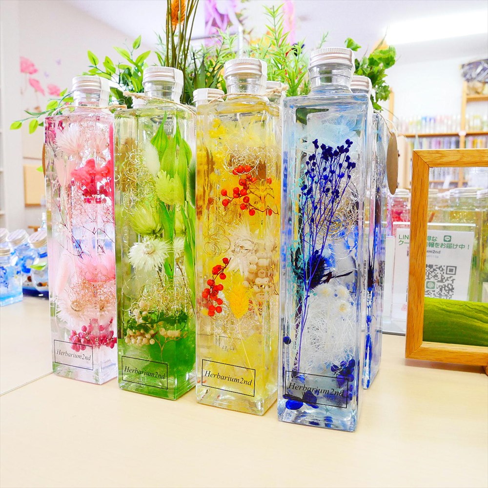 ハーバリウム 瓶 四角 500ml 24本セッ...の紹介画像2