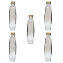 ハーバリウム 瓶 風車 200ml 5本セット キャップ付き ハーバリウムの作り方 ガイド付属 横浜ハーバリウム弐番店
