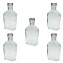 ハーバリウム 瓶 ポケット 150ml 5本セット キャップ付き ハーバリウムの作り方 ガイド付属 横浜ハーバリウム弐番店