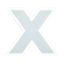 シリコンモールド アルファベット X 固まるハーバリウム レジン 型