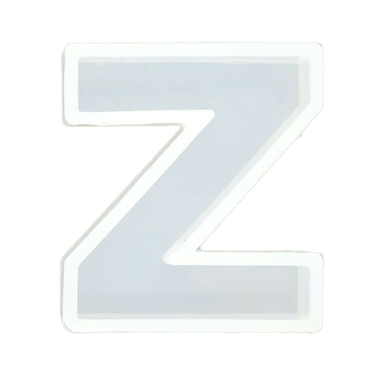 シリコンモールド アルファベット Z 固まるハーバリウム レジン 型