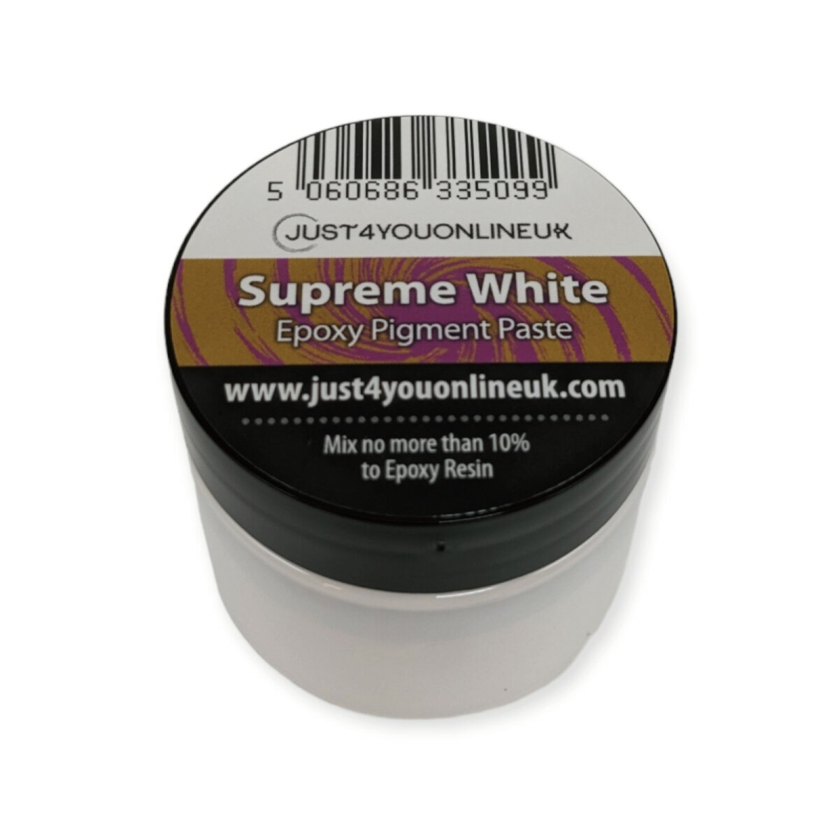 シュプリームホワイト 約50g Supreme White 波活必須アイテム エポキシレジンに混ぜて波模様を作るのに適したピグメントです